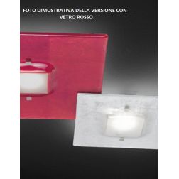 ANDRIUS PLAFONIERA APPLIQUE CM 52X43 IN VETRO DI MURANO 2 LUCI MODERNA MADE IN ITALY Familamp - Cristalensi Shop Online 2