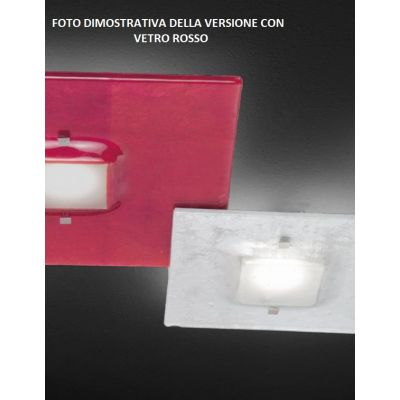 ANDRIUS PLAFONIERA APPLIQUE CM 52X43 IN VETRO DI MURANO 2 LUCI MODERNA MADE IN ITALY Familamp - Cristalensi Shop Online