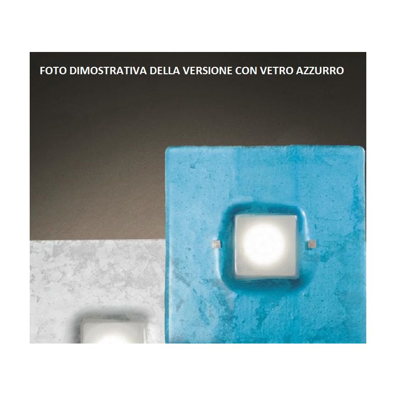 ANDRIUS PLAFONIERA APPLIQUE CM 52X43 IN VETRO DI MURANO 2 LUCI MODERNA MADE IN ITALY Familamp - Cristalensi Shop Online