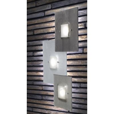 ANDRIUS PLAFONIERA APPLIQUE CM 73X50 IN VETRO DI MURANO 3 LUCI MODERNA MADE IN ITALY Familamp - Cristalensi Shop Online
