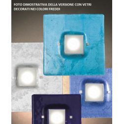 ANDRIUS PLAFONIERA APPLIQUE CM 73X50 IN VETRO DI MURANO 3 LUCI MODERNA MADE IN ITALY Familamp - Cristalensi Shop Online 2