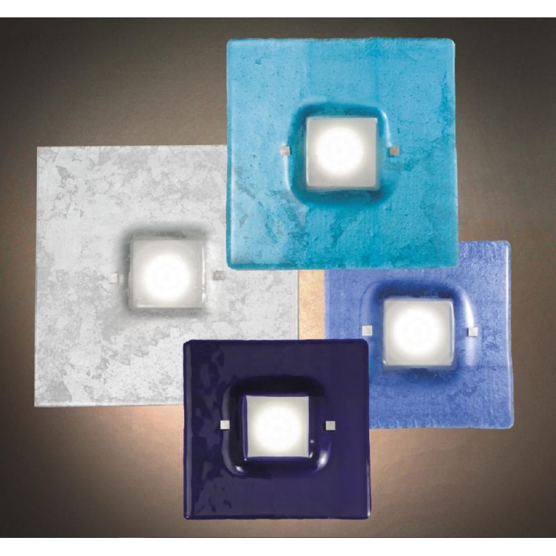 ANDRIUS PLAFONIERA APPLIQUE CM 60X63 IN VETRO DI MURANO 4 LUCI MODERNA MADE IN ITALY Familamp - Cristalensi Shop Online