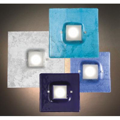 ANDRIUS PLAFONIERA APPLIQUE CM 60X63 IN VETRO DI MURANO 4 LUCI MODERNA MADE IN ITALY Familamp - Cristalensi Shop Online