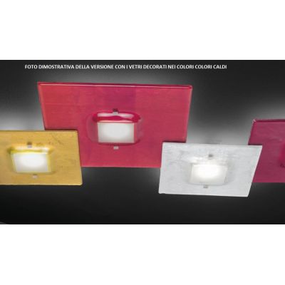 ANDRIUS PLAFONIERA APPLIQUE CM 60X63 IN VETRO DI MURANO 4 LUCI MODERNA MADE IN ITALY Familamp - Cristalensi Shop Online