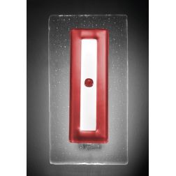 COOPER APPLIQUE MODERNA 40X20 IN VETRO LAVORATO A MANO 4 COLORI MADE IN ITALY Familamp - Cristalensi Shop Online 2