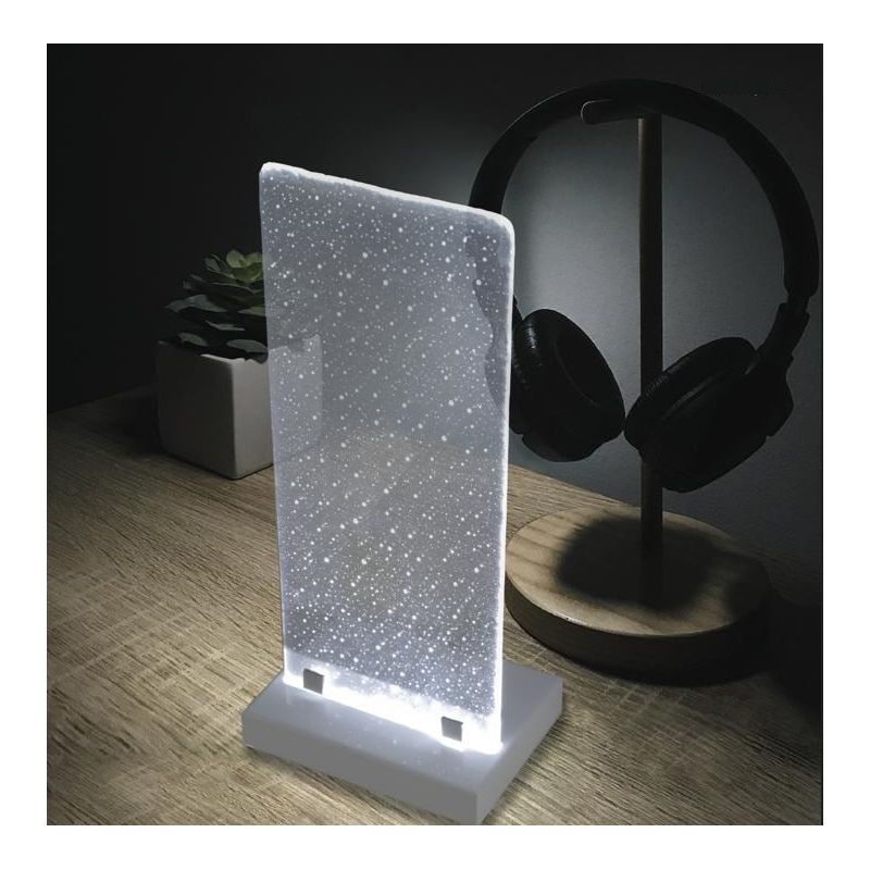 COOPER LAMPADA DA TAVOLO MODERNA IN CRISTALLO LAVORATO A MANO MADE IN ITALY Familamp - Cristalensi Shop Online