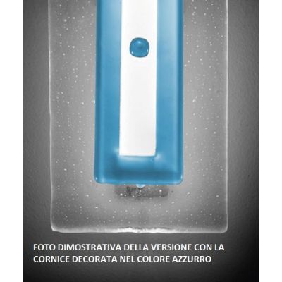 COOPER PLAFONIERA MODERNA 58X58 IN VETRO LAVORATO A MANO 4 COLORI MADE IN ITALY Familamp - Cristalensi Shop Online