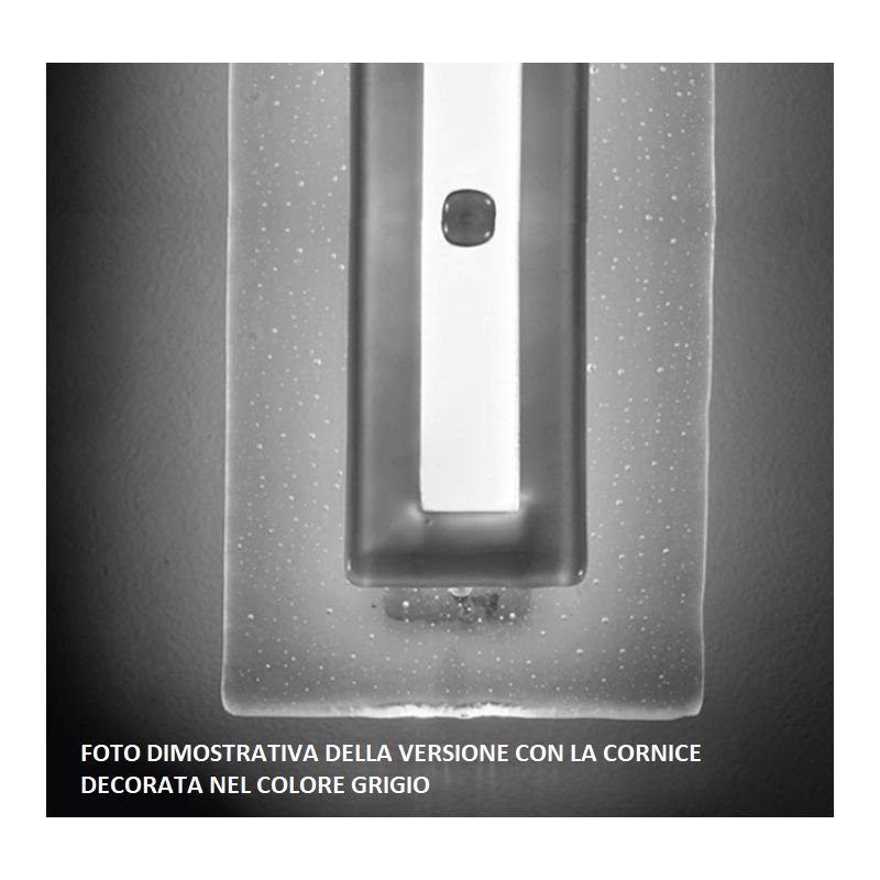 COOPER PLAFONIERA MODERNA 58X58 IN VETRO LAVORATO A MANO 4 COLORI MADE IN ITALY Familamp - Cristalensi Shop Online