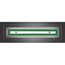 SQUARE APPLIQUE MODERNA IN VETRO CM 96X25 CON DECORO IN 5 COLORI MADE IN ITALY Familamp - Cristalensi Shop Online 2