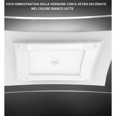 BLOSSOM APPLIQUE MODERNA 47X25 IN VETRO 4 COLORAZIONI LAVORATA A MANO MADE IN ITALY Familamp - Cristalensi Shop Online