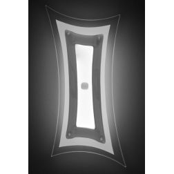 BLOSSOM APPLIQUE MODERNA 47X25 IN VETRO 4 COLORAZIONI LAVORATA A MANO MADE IN ITALY Familamp - Cristalensi Shop Online 2