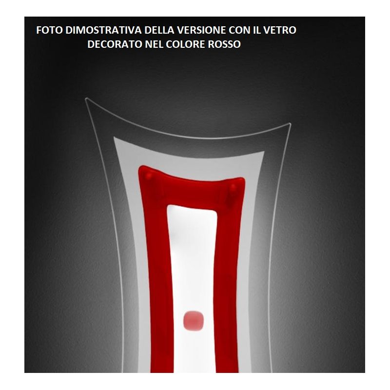 BLOSSOM PLAFONIERA MODERNA 55X55 IN VETRO 4 COLORAZIONI LAVORATA A MANO MADE IN ITALY Familamp - Cristalensi Shop Online