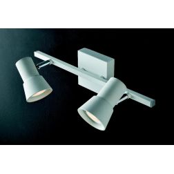 TORCIA 2 APPLIQUE PLAFONIERA BIANCO O MOKA DIREZIONABILE DI ILLUMINANDO LAMPADINE LED INCLUSE Illuminando - Cristalensi Shop Onl