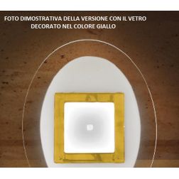 JONES PLAFONIERA ROTONDA D55 CM IN VETRO 4 COLORAZIONI LAVORATA A MANO MADE IN ITALY Familamp - Cristalensi Shop Online 2