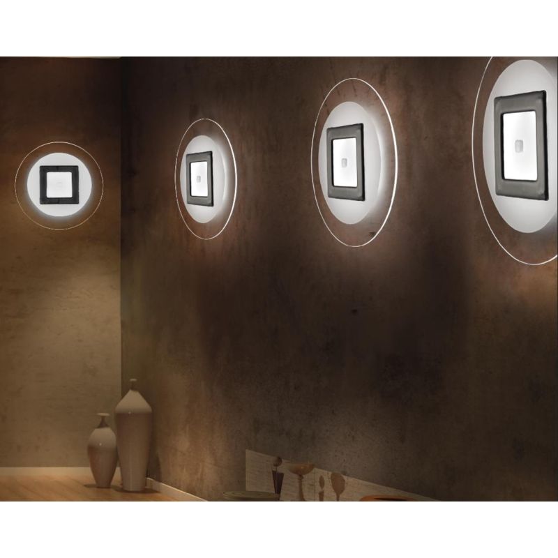 JONES PLAFONIERA ROTONDA D55 CM IN VETRO 4 COLORAZIONI LAVORATA A MANO MADE IN ITALY Familamp - Cristalensi Shop Online