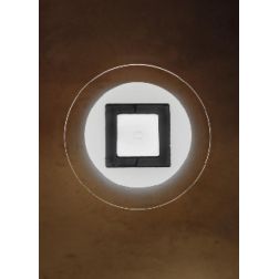 JONES PLAFONIERA ROTONDA D55 CM IN VETRO 4 COLORAZIONI LAVORATA A MANO MADE IN ITALY Familamp - Cristalensi Shop Online