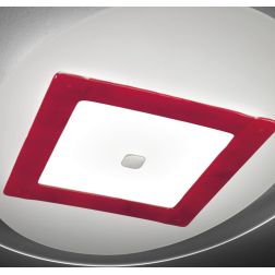 JONES PLAFONIERA OVALE 80X40 IN VETRO 4 COLORAZIONI LAVORATA A MANO MADE IN ITALY Familamp - Cristalensi Shop Online 2