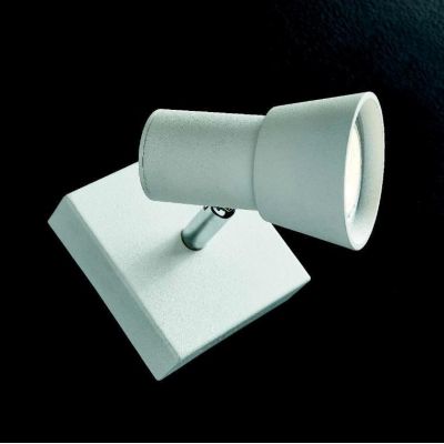 TORCIA 1 SPOT FARETTO DIREZIONABILE BIANCO O MOKA CON LAMPADINE LED DI ILLUMINANDO Illuminando - Cristalensi Shop Online
