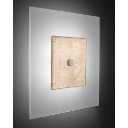 JUPITER PLAFONIERA CM 48X48 MODERNA IN VETRO DECORATO PRODOTTO MADE IN ITALY Familamp - Cristalensi Shop Online