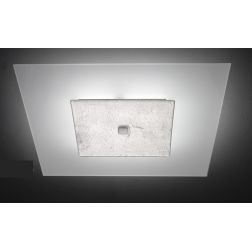 JUPITER PLAFONIERA CM 58X58 MODERNA IN VETRO DECORATO PRODOTTO MADE IN ITALY Familamp - Cristalensi Shop Online