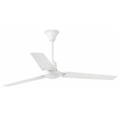INDUS VENTILATORE DIAMETRO 140 CM IN METALLO BIANCO FARO VENTILATORI - Cristalensi Shop Online