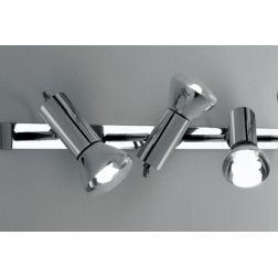 MAGNUM 3 LED BINARIO CROMO O BIANCO CON LAMPADINE LED INCLUSE E SOSTITUIBILI Illuminando - Cristalensi Shop Online 2