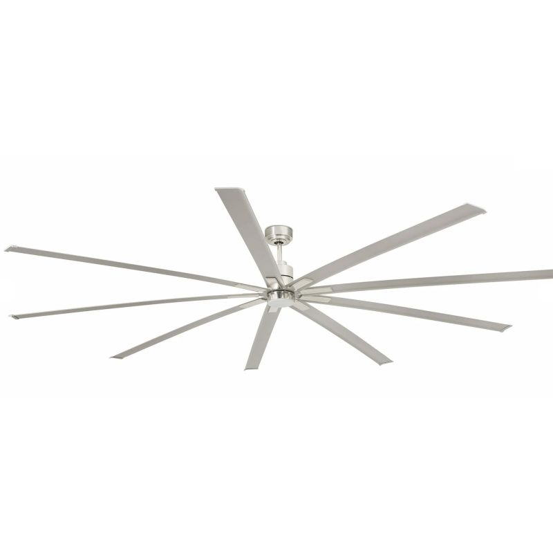 MANHATTAN VENTILATORE DIAMETRO CM 240 LUCE LED 16W DIMMERABILE CON 9 PALE TELECOMANDO INCLUSO FARO VENTILATORI - Cristalensi Sho