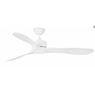 LUZON VENTILATORE DA SOFFITTO SENZA LUCE BIANCO DIAMETRO 132 CM TELECOMANDO INCLUSO FARO VENTILATORI - Cristalensi Shop Online