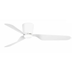 PEMBA VENTILATORE A SOFFITTO BIANCO CON 3 PALE LUCE LED 15W CON TELECOMANDO FARO VENTILATORI - Cristalensi Shop Online 2
