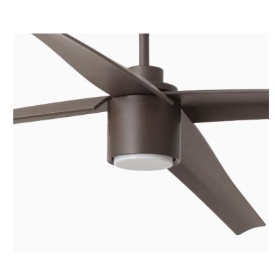 ATTOS VENTILATORE MARRONE O BIANCO D210 LUCE LED 18W DIMMERABILE 4 PALE E TELECOMANDO INCLUSO FARO VENTILATORI - Cristalensi Sho
