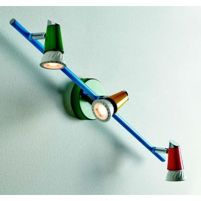 KOLOR 3 LED APPLIQUE PLAFONIERA MULTICOLORE CON FARETTI LED INCLUSI DI ILLUMINANDO Illuminando - Cristalensi Shop Online
