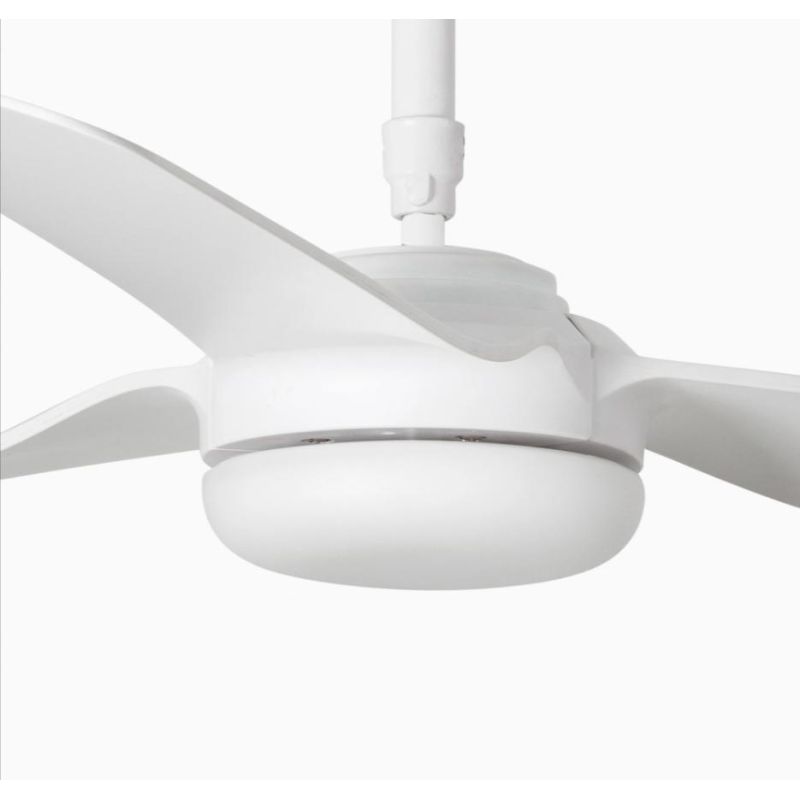 PUNT M VENTILATORE SENZA LUCE IN 4 FINITURE CON 3 PALE DIAMETRO CM 132 CON TELECOMANDO INCLUSO FARO VENTILATORI - Cristalensi Sh