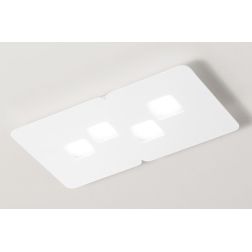 BILBAO PP PLAFONIERA RETTANGOLARE 4 LUCI MODERNA ATTACCO GX53 3 COLORI DELLA GEA LUCE GEA LUCE - Cristalensi Shop Online 2