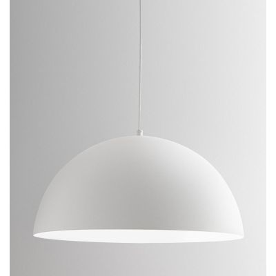 BONELLA SP LAMPADARIO DA SALOTTO STILE MODERNO CUPOLA D50 BIANCO NERO OTTONE O RAME DELLA GEA LUCE GEA LUCE - Cristalensi Shop O