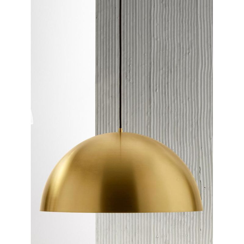 BONELLA SP LAMPADARIO DA SALOTTO STILE MODERNO CUPOLA D50 BIANCO NERO OTTONE O RAME DELLA GEA LUCE GEA LUCE - Cristalensi Shop O