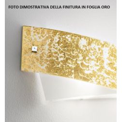 CAMILLA SG SOSPENSIONE MODERNA IN FOGLIA ORO O ARGENTO DELLA GEA LUCE GEA LUCE - Cristalensi Shop Online 2
