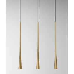 DAFNE S3P SOSPENSIONE MODERNA A BINARIO 3 LUCI LED 16W BIANCO,NERO O ORO DELLA GEA LUCE GEA LUCE - Cristalensi Shop Online 2