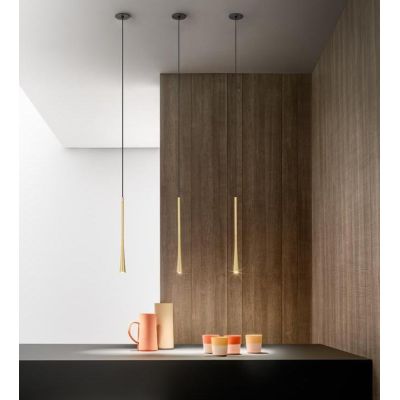 DAFNE SPI SOSPENSIONE DA INCASSO MODERNA METALLO BIANCO,ORO O NERO LED 7W DELLA GEA LUCE GEA LUCE - Cristalensi Shop Online