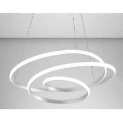 DIVA SG SOSPENSIONE MODERNA GEA LUCE LED 47W LUCE 3000K DIMMERABILE ALLUMINIO 3 FINITURE COLORE GEA LUCE - Cristalensi Shop Onli 2