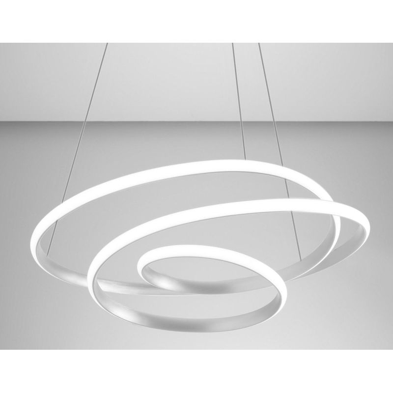 DIVA SG SOSPENSIONE MODERNA GEA LUCE LED 47W LUCE 3000K DIMMERABILE ALLUMINIO 3 FINITURE COLORE GEA LUCE - Cristalensi Shop Onli