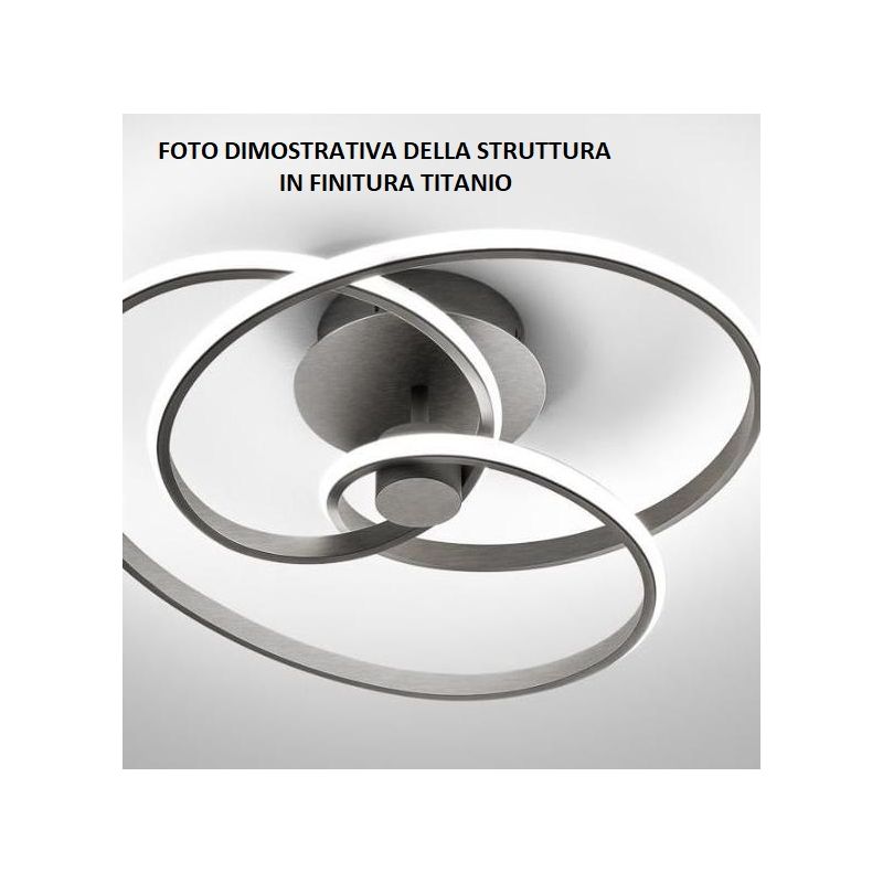 DIVA SG SOSPENSIONE MODERNA GEA LUCE LED 47W LUCE 3000K DIMMERABILE ALLUMINIO 3 FINITURE COLORE GEA LUCE - Cristalensi Shop Onli