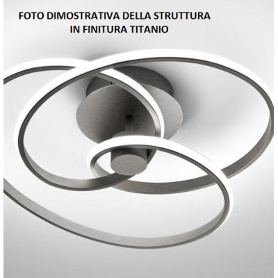 DIVA SG SOSPENSIONE MODERNA GEA LUCE LED 47W LUCE 3000K DIMMERABILE ALLUMINIO 3 FINITURE COLORE GEA LUCE - Cristalensi Shop Onli