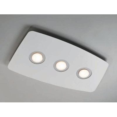 DEMETRA 3 BIANCA PLAFONIERA APPLIQUE DI ILLUMINANDO 8 COLORI ANELLO LAMPADINE GX53 LED Illuminando - Cristalensi Shop Online