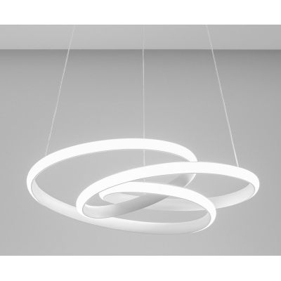 DIVA SP SOSPENSIONE GEA LUCE A LED 39W LUCE 3000K DIMMERABILE MODERNA ALLUMINIO 3 FINITURE COLORE GEA LUCE - Cristalensi Shop On