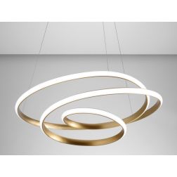 DIVA SS SOSPENSIONE MODERNA GEA LUCE LED 80W LUCE 3000K DIMMERABILE 3 FINITURE COLORE GEA LUCE - Cristalensi Shop Online 2