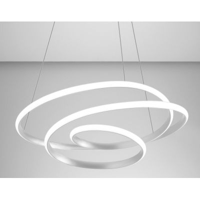 DIVA SS SOSPENSIONE MODERNA GEA LUCE LED 80W LUCE 3000K DIMMERABILE 3 FINITURE COLORE GEA LUCE - Cristalensi Shop Online
