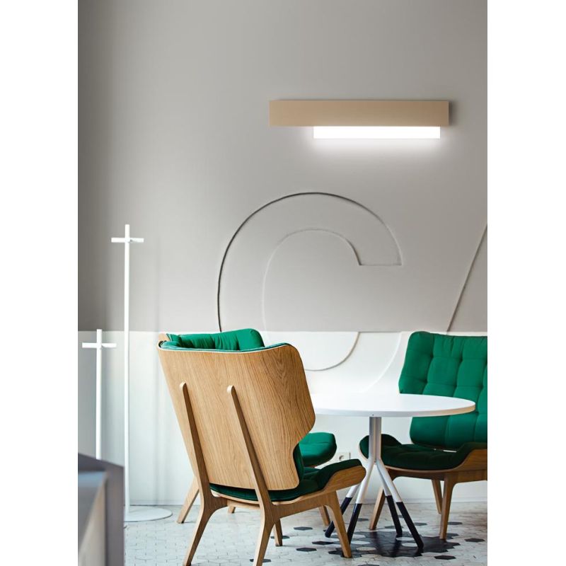DOHA LAMPADA DA PARETE GRANDE A LED 25W 3000K 4 FINITURE COLORE GEA LUCE - Cristalensi Shop Online