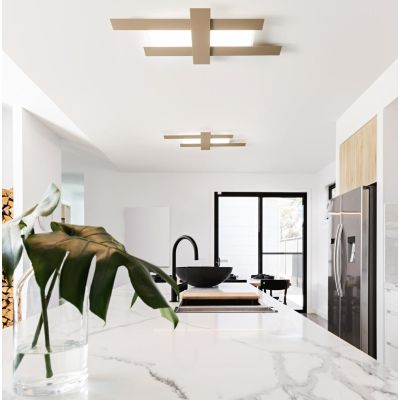 DOHA LAMPADA DA SOFFITTO MEDIA A LED 40W 3000K FASCE COLORATE IN 4 FINITURE COLORE GEA LUCE - Cristalensi Shop Online