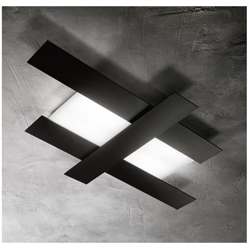 DOHA LAMPADA DA SOFFITTO PICCOLA A LED 30W 3000K SOSTITUIBILE IN 4 FINITURE COLORE GEA LUCE - Cristalensi Shop Online