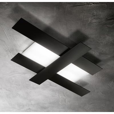 DOHA LAMPADA DA SOFFITTO PICCOLA A LED 30W 3000K SOSTITUIBILE IN 4 FINITURE COLORE GEA LUCE - Cristalensi Shop Online